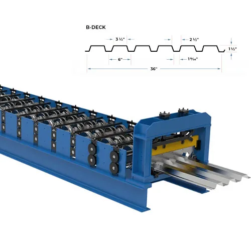 1.5″ B Wide Rib Roof Deck Machine
