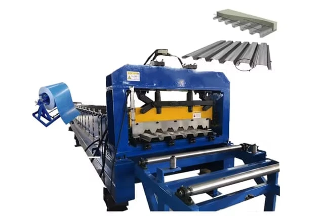 máquina formadora de rolos de convés metálico composto