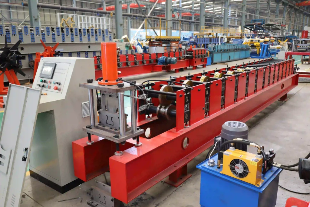 upright roll forming machine